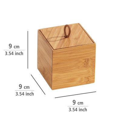 WENKO 23922100 - Laatikko TERRA 9x9 cm ruskea