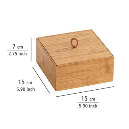 WENKO 23923100 - TERRA-laatikko 15x7 cm ruskea