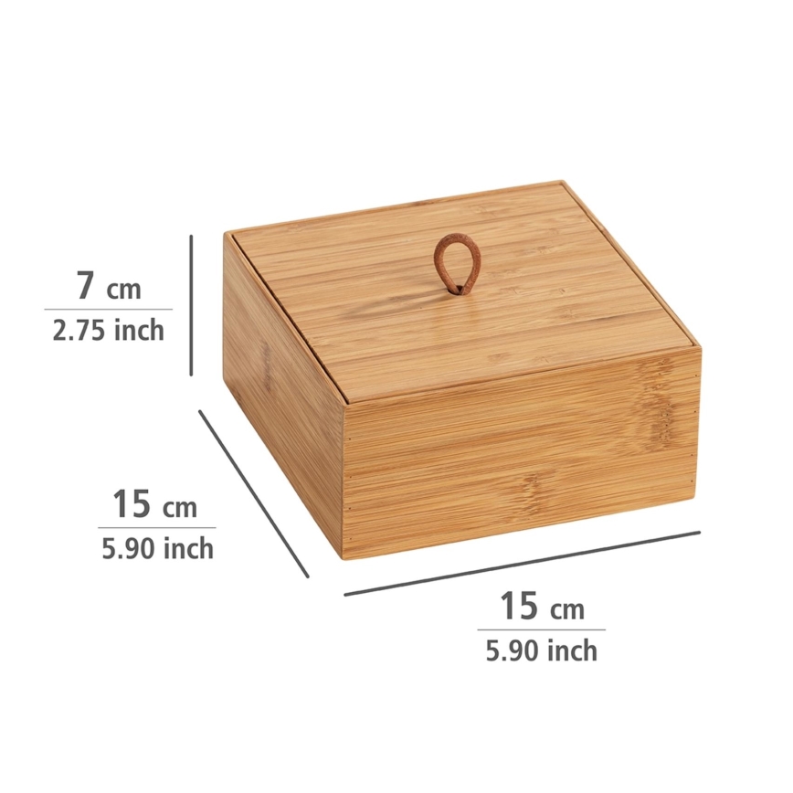 WENKO 23923100 - TERRA-laatikko 15x7 cm ruskea