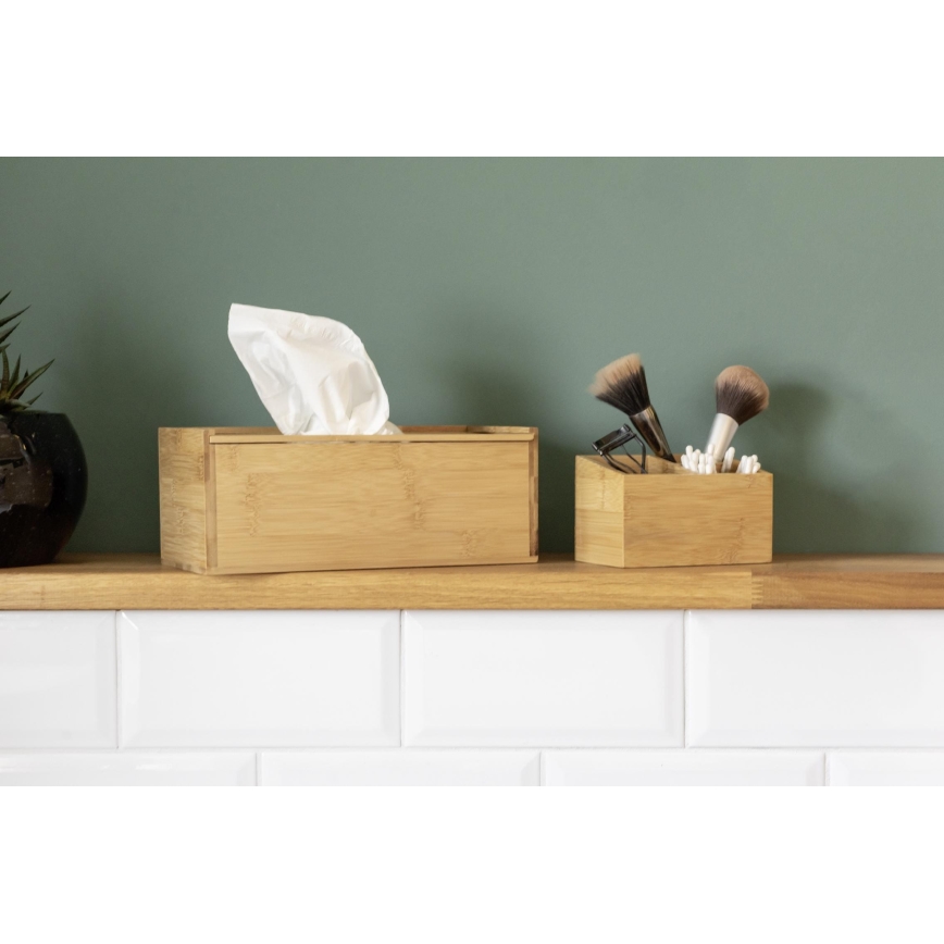 WENKO 23925100 - nenäliinelaatikko TERRA 25x13 cm ruskea