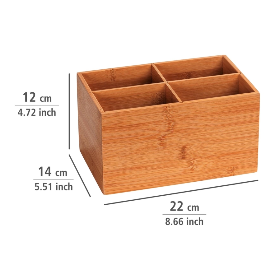 WENKO 23926100 - TERRA-laatikko 22x14 cm ruskea
