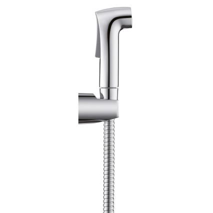 WENKO 23999100 - Bide-setti vesisäästöjärjestelmä 12x7 cm kiiltävä kromi/hopea