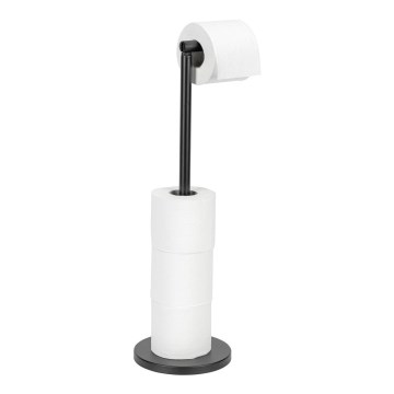 WENKO 24034100 - WC-paperiteline 21x55 cm musta/hopea