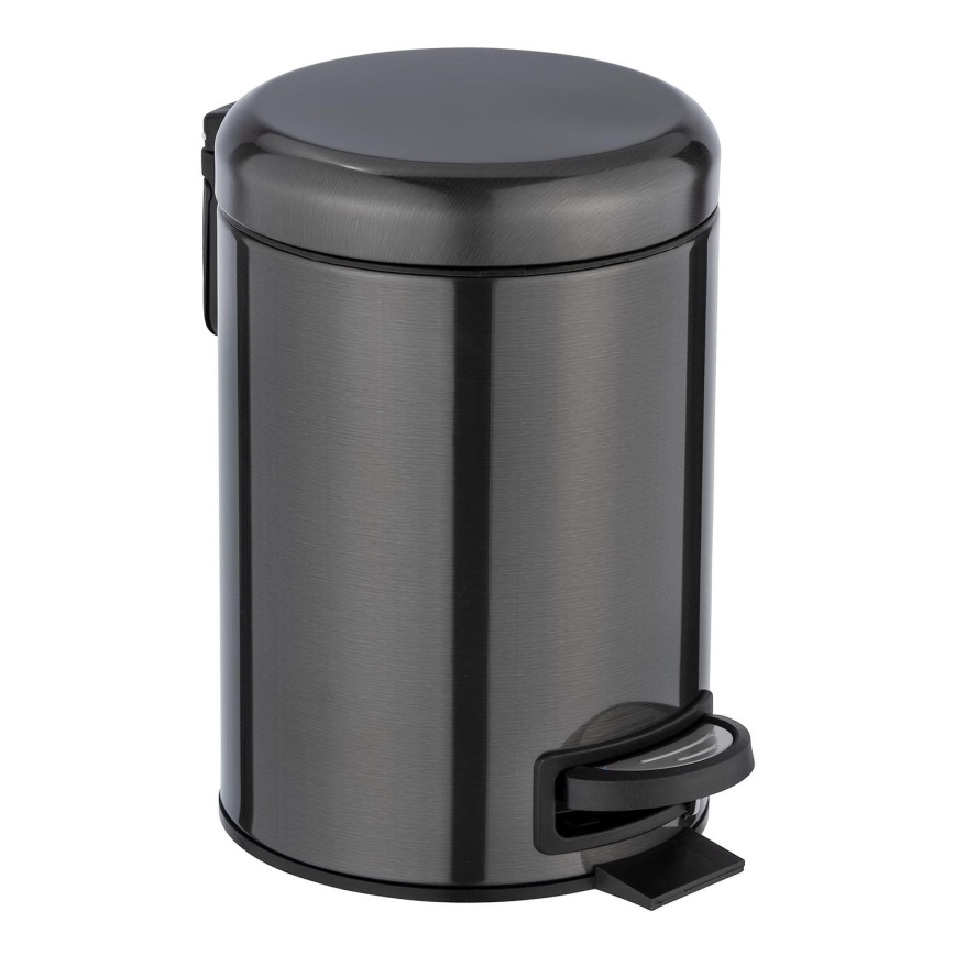 WENKO 24035100 - Kori LEMAN 17x25 cm ruostumaton teräs/musta