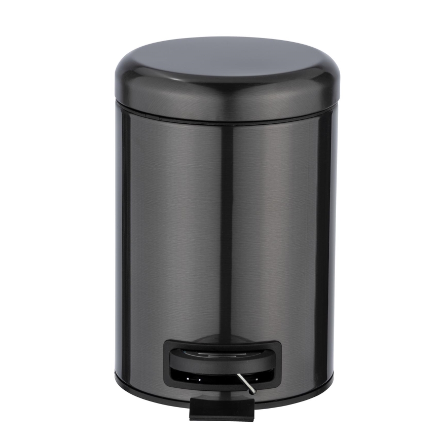 WENKO 24035100 - Kori LEMAN 17x25 cm ruostumaton teräs/musta