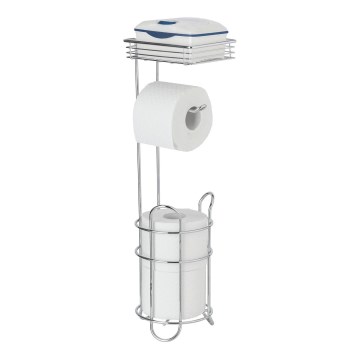 WENKO 24074800 - WC-paperiteline 16x59 cm kiiltävä kromi