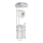 WENKO 24074800 - WC-paperiteline 16x59 cm kiiltävä kromi