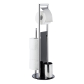 WENKO 24075800 - WC-setti RAVINA 20x707 cm ruostumaton teräs/hopea/musta