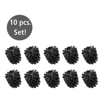 WENKO 24090800 - WC-harjaspää 8x9,3 cm musta