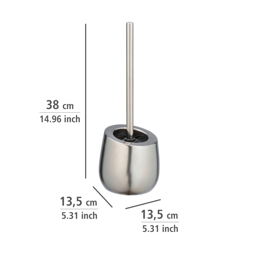 WENKO 24140100 - WC-harja BADI 13,5x38 cm hopea