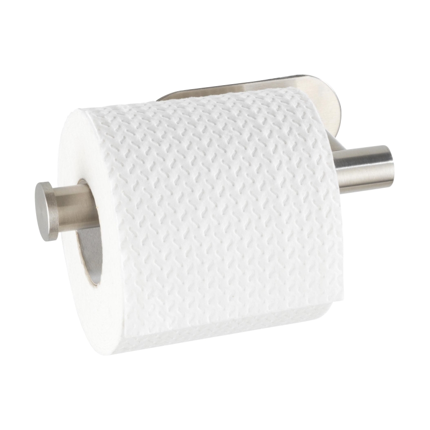 WENKO 24166100 - WC-paperiteline TURBO-LOC OREA MATT 16x7 cm, ruostumatonta terästä/hopea