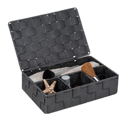 WENKO 24223100 - Kori ADRIA 26x17 cm harmaa/antrasiitti
