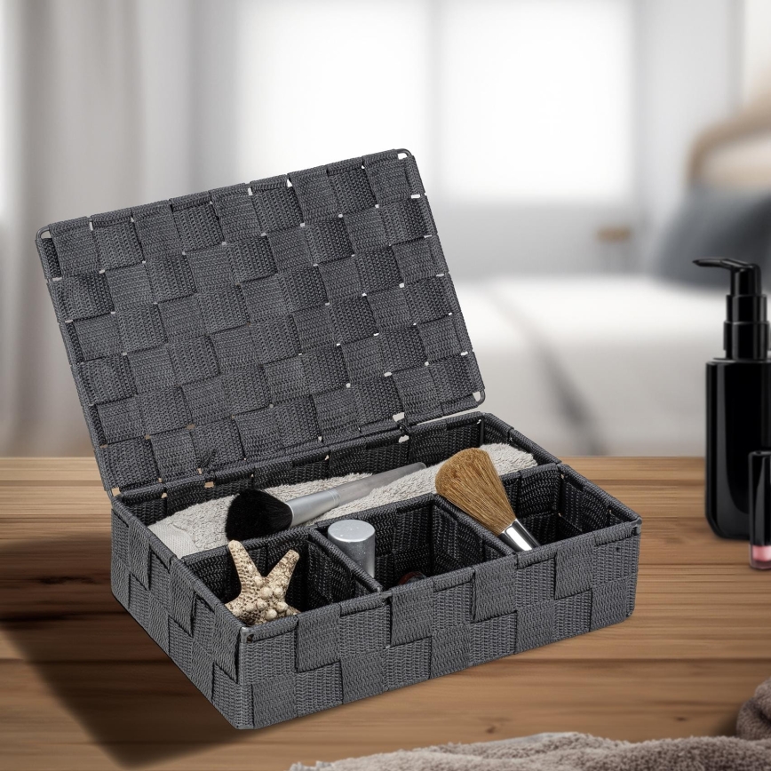 WENKO 24223100 - Kori ADRIA 26x17 cm harmaa/antrasiitti