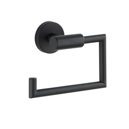WENKO 24240100-BOSIO BLACK wc-paperiteline 15x10,5 cm ruostumatonta terästä/hopea