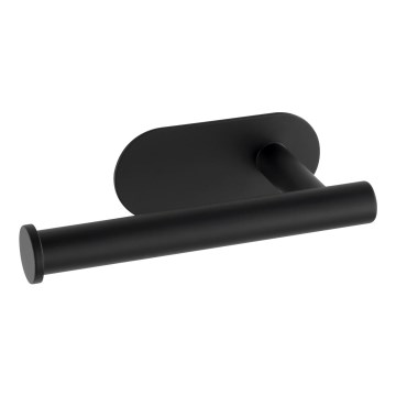 WENKO 24287100-WC-paperiteline TURBO-LOC OREA BLACK 16x7 cm ruostumaton teräs/musta