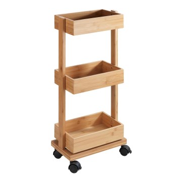 WENKO 24390100 - Hylly TORTONA 18x71,5 cm ruskea/musta