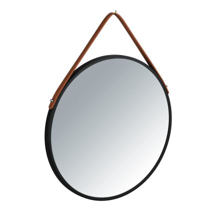 WENKO 24424100 - Peili BORRONE 40x40 cm musta/hopea