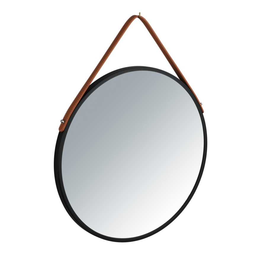 WENKO 24424100 - Peili BORRONE 40x40 cm musta/hopea