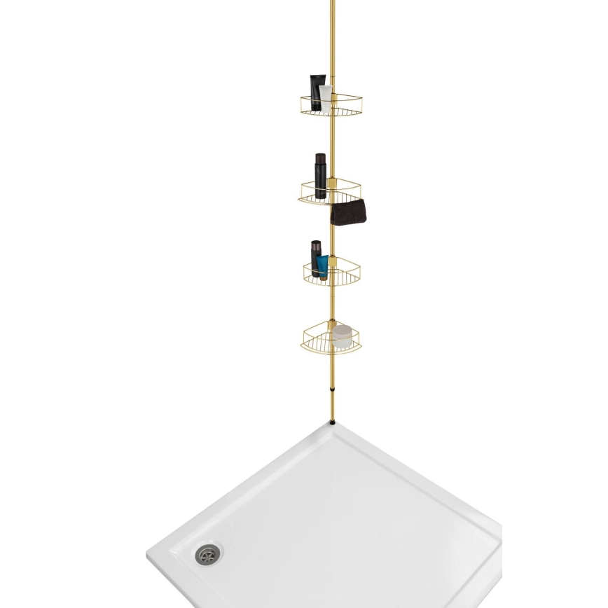 WENKO 24569100-DOLCEDO kulmahylly 31x275 cm kultainen