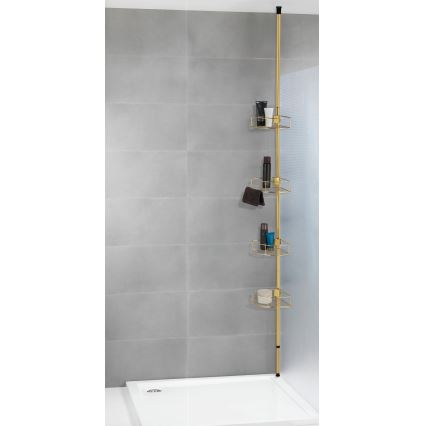 WENKO 24569100-DOLCEDO kulmahylly 31x275 cm kultainen