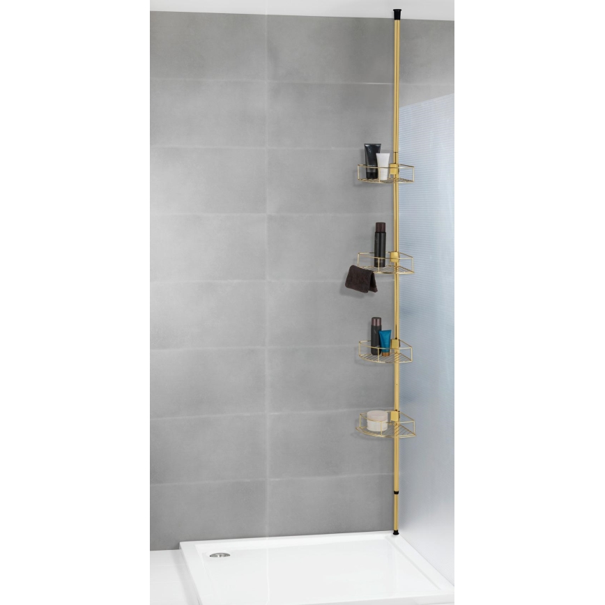 WENKO 24569100-DOLCEDO kulmahylly 31x275 cm kultainen