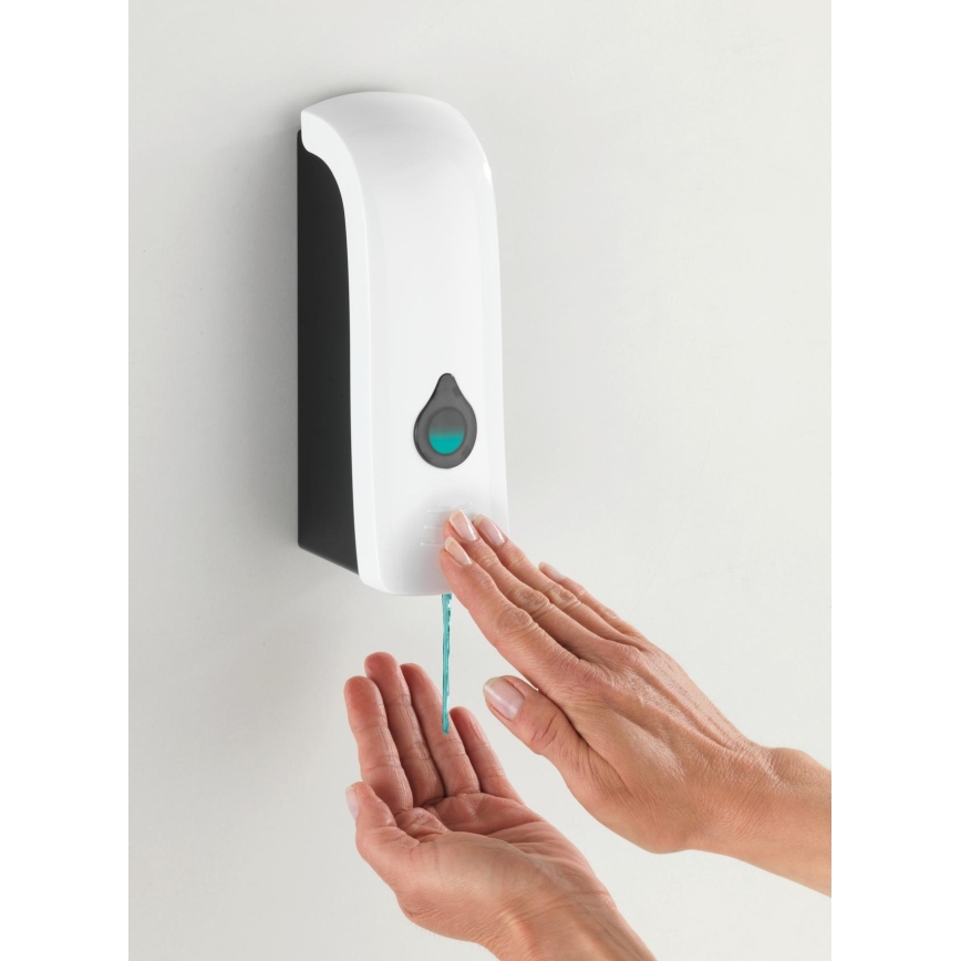 WENKO 24588100-Saippua-annostelija RANERA 740 ml valkoinen/musta