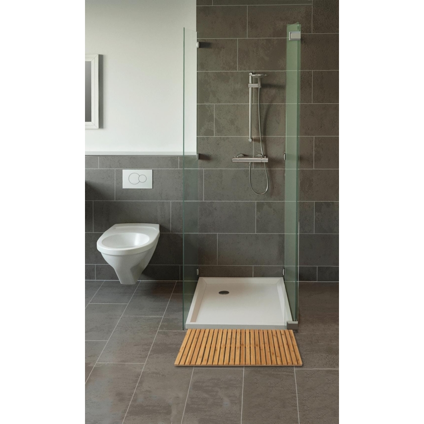 WENKO 24611100 - BAMBUSA-ovimatto 100x50 cm ruskea