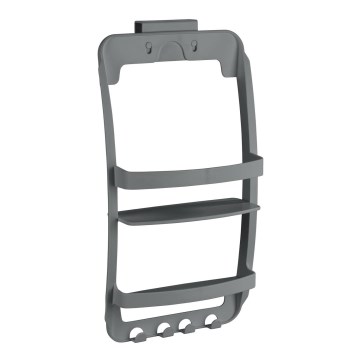 WENKO 24633100 - Hylly UNIVERSAL 26x54,5 cm antrasiitti