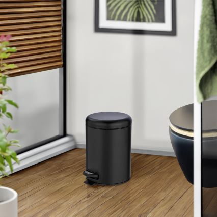 WENKO 24681100 - LEMAN-kori 21x24 cm, musta