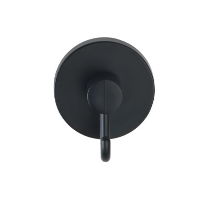 WENKO 24730100 - VACUUM-LOC pyöreä koukku, musta, 6x6,7 cm