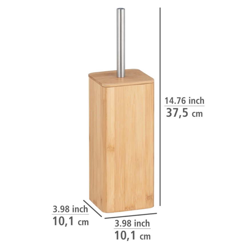 WENKO 24748100 - WC-harja BAMBUSA 10x37,5 cm ruskea