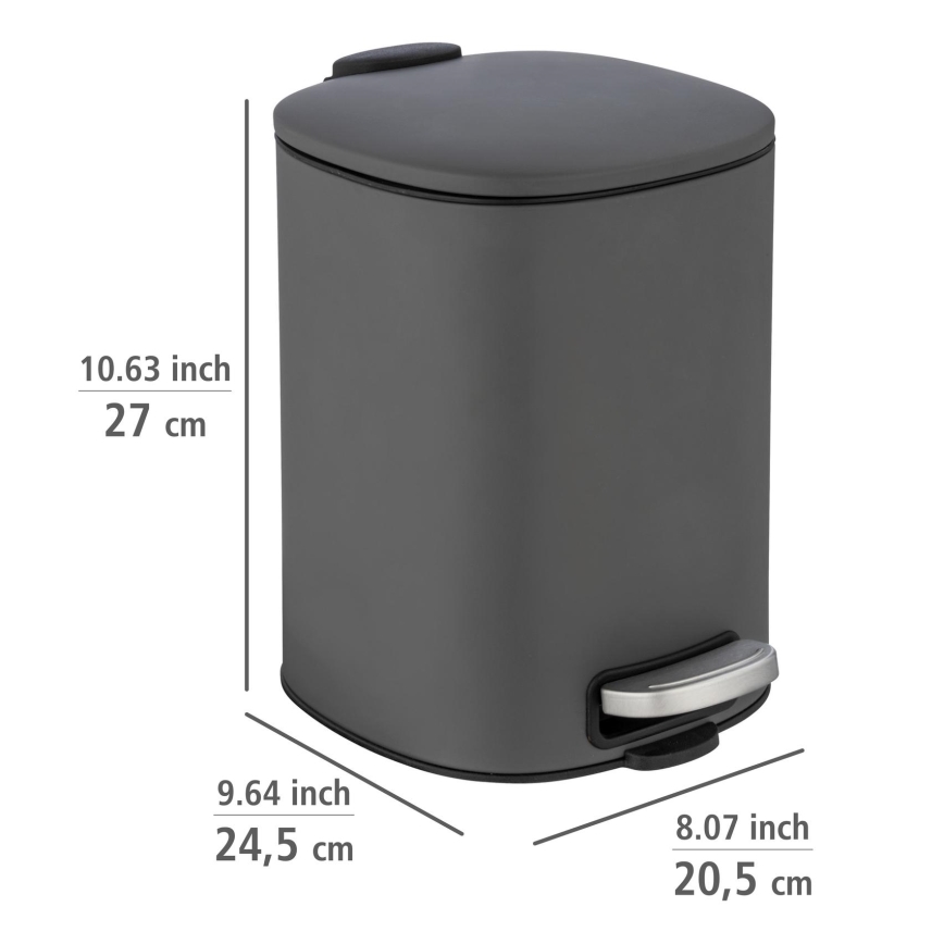 WENKO 24780100 - Kori ALASSIO 20,5x27 cm harmaa/musta