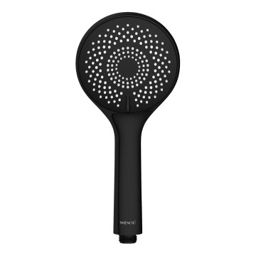 WENKO 24924100 - Suihkupää WATERSAVING SYSTEM 11x11 cm musta