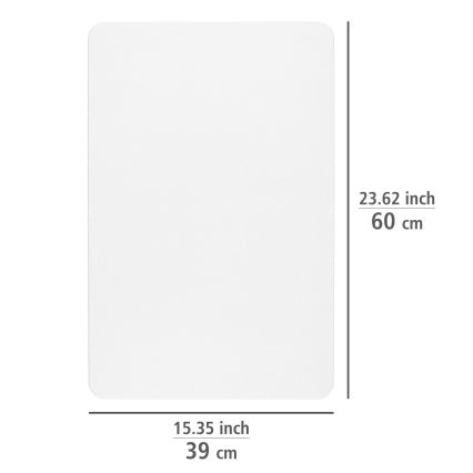 WENKO 24935100-SIMI-matto 39x60 cm valkoinen