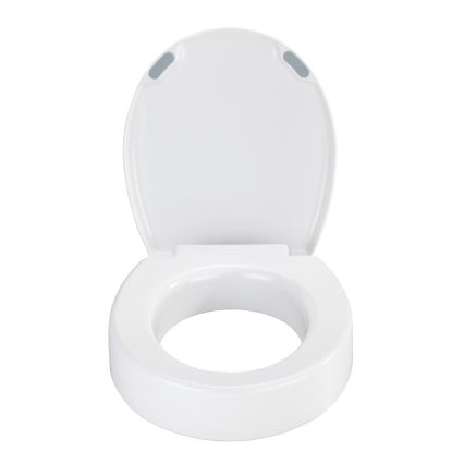 WENKO 25005100-WC-istuin SECURA 37x44 cm valkoinen/harmaa