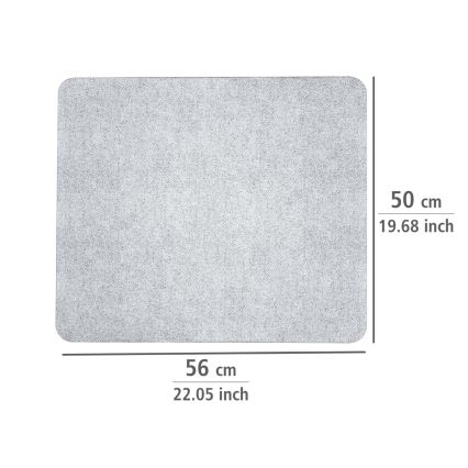 WENKO 2511910800 - Suojalevy 50x56 cm läpinäkyvä/harmaa