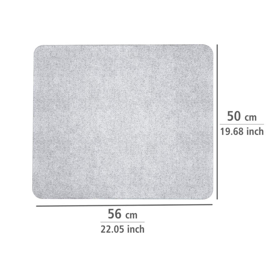 WENKO 2511910800 - Suojalevy 50x56 cm läpinäkyvä/harmaa