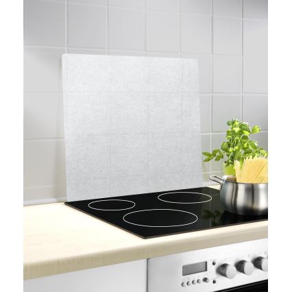 WENKO 2511910800 - Suojalevy 50x56 cm läpinäkyvä/harmaa