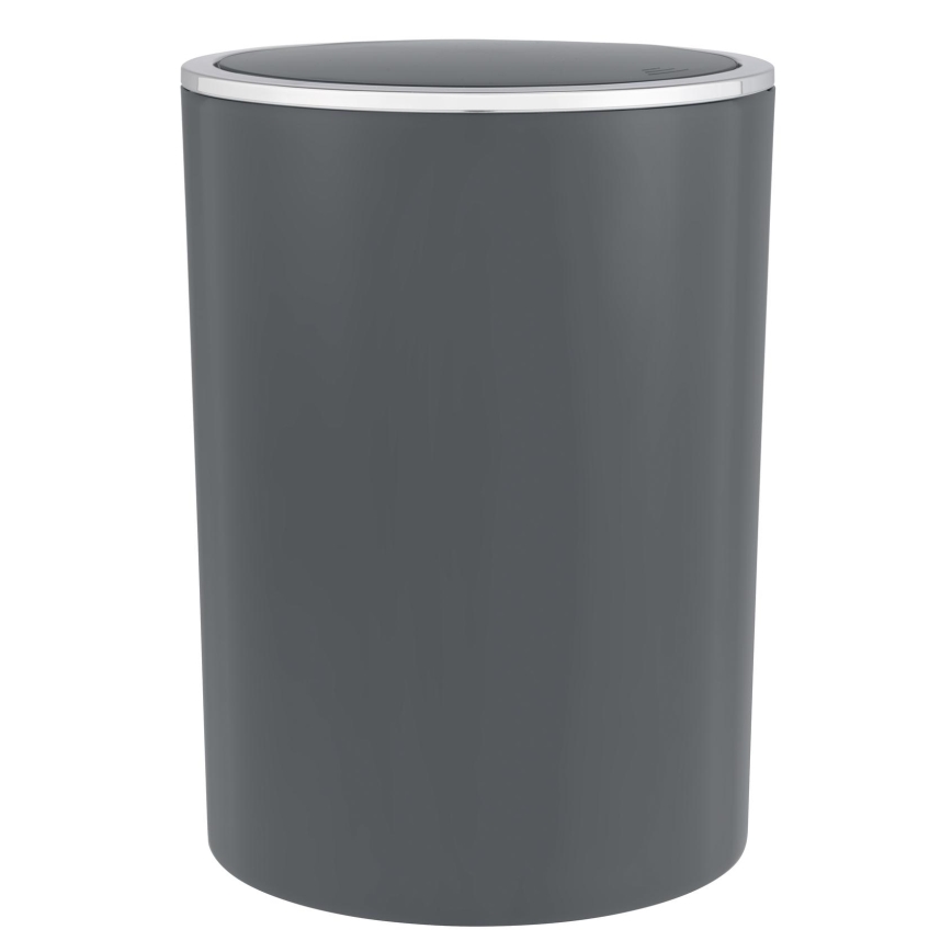 WENKO 25146100 - Kori INCA 18,5x25,5 cm antrasiitti/kiillotettu kromi