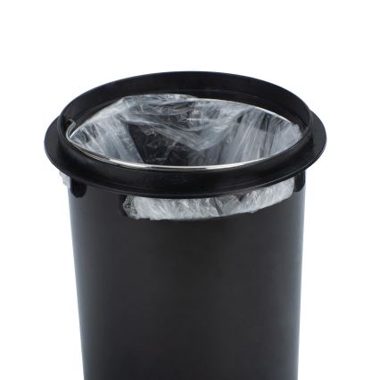 WENKO 25155100 - Roskakori LEMAN 17x25 cm vaaleanpunainen/musta