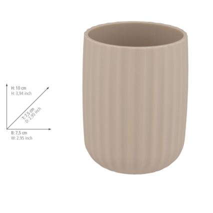 WENKO 25183100 - AGROPOLI-kuppi 7,5x10 cm beige