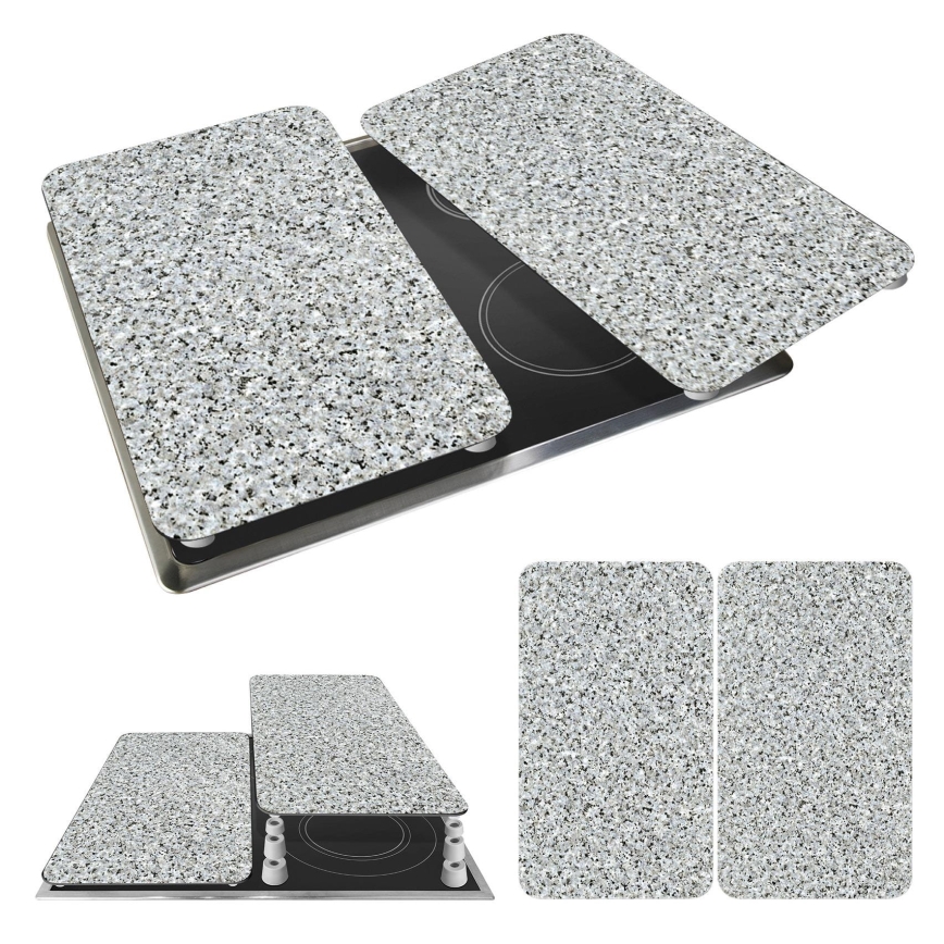 WENKO 2521120500-Suojalevy ABDECKPLATTE - NEUTRAALI 30x52 cm graniitti/monivärinen