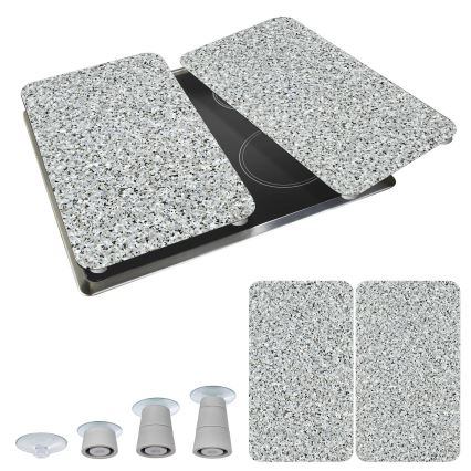 WENKO 2521120500-Suojalevy ABDECKPLATTE - NEUTRAALI 30x52 cm graniitti/monivärinen