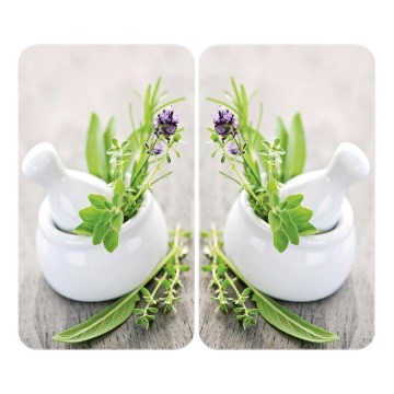 WENKO 2521420100 - Keittotason suojakansi 52x30 cm monivärinen/harmaa/läpinäkyvä