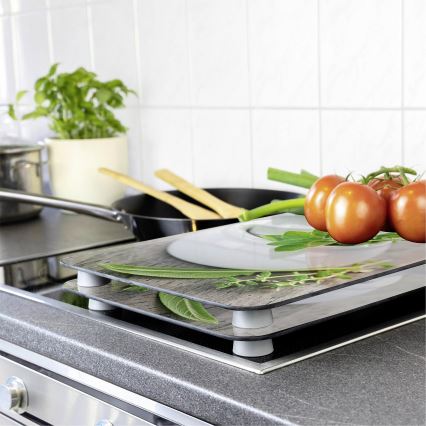 WENKO 2521420100 - Keittotason suojakansi 52x30 cm monivärinen/harmaa/läpinäkyvä