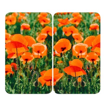 WENKO 2521434500 - Suojalevy ABDECKPLATTE - kukka/kasvi 30x52 cm, monivärinen