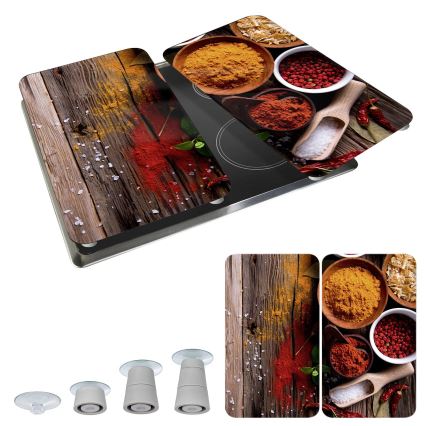 WENKO 2521467100 - Levysuoja 30x52 cm monivärinen/harmaa/läpinäkyvä