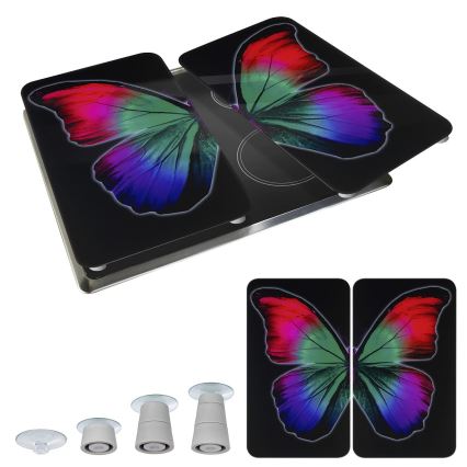 WENKO 2521474500 - Suojalevy ABDECKPLATTE - GRAFIK 30x52 cm monivärinen