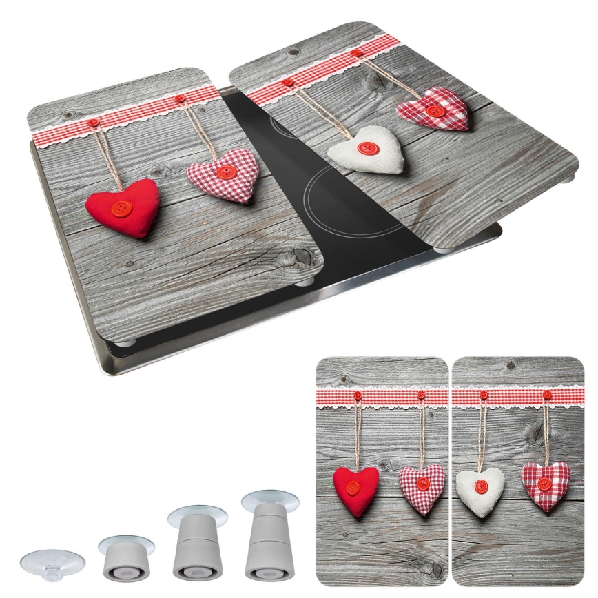 WENKO 2521481100 - Peitelevy 30x52 cm värikäs/harmaa/läpinäkyvä