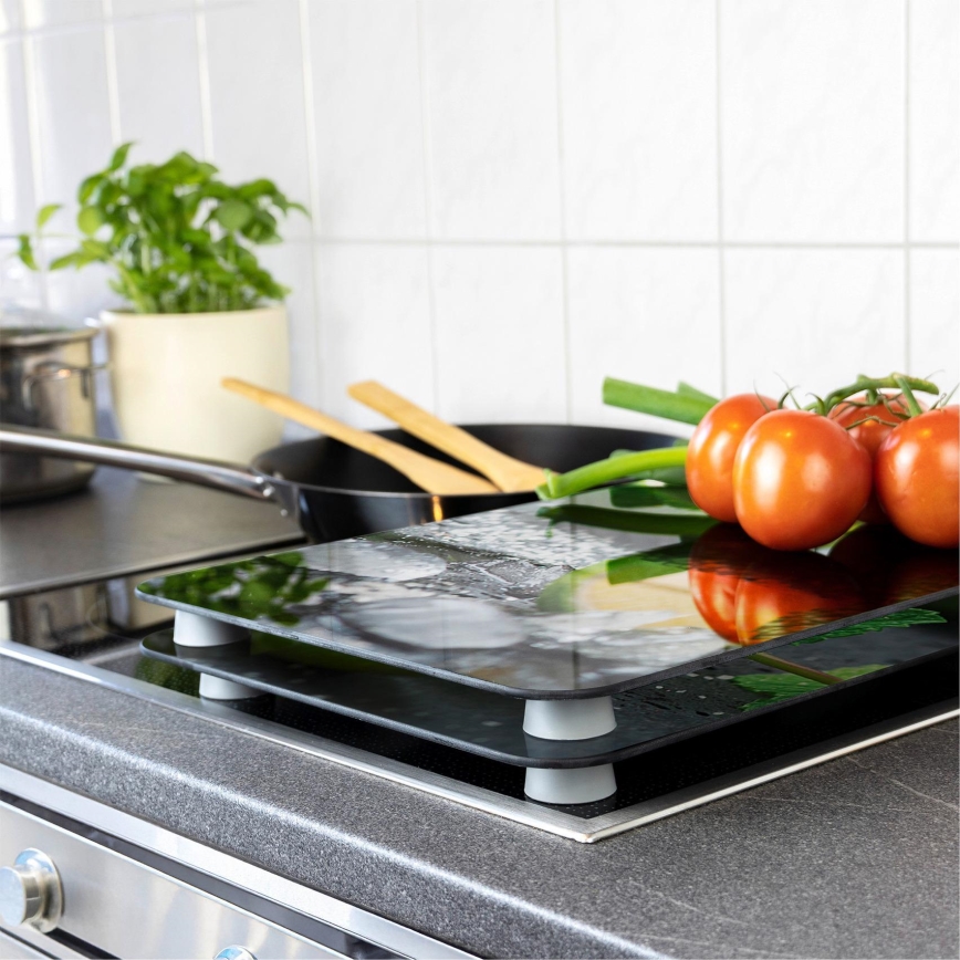 WENKO 2521482100 - Liesikansi 52x30 cm monivärinen/harmaa/läpinäkyvä